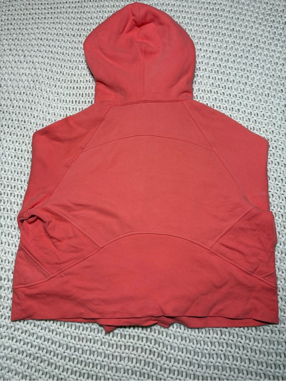 lululemon raspberry cream scuba oversized half zip hoodie size m/l